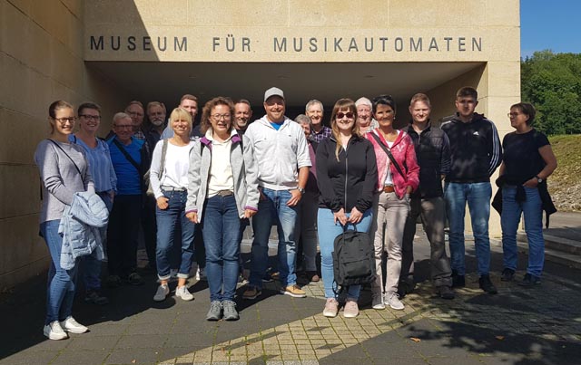 Das Zeininger Gemeindepersonal auf Reisen. Foto: zVg