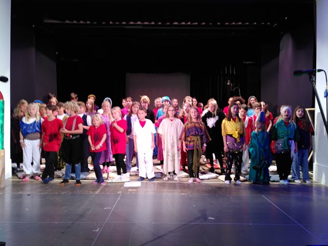 In Engelberg übten der Jugendchor Gipf-Oberfrick das Musical «Aladin und die Wunderlampe» ein. Foto: zVg