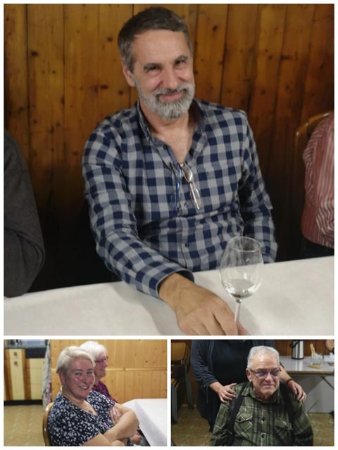 Jahresmeister Walter Frey (oben), Sonja Vögele (2.; unten links) und Hermann Troller (3.; unten rechts). Foto: zVg