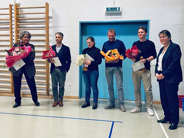 Verabschiedung der Schulpflegemitglieder. Foto: zVg