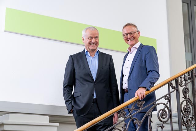 Bild (v.l.): Peter Suter und Anton Schmid. Foto: ksa