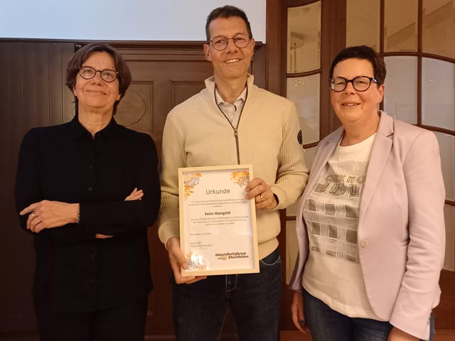 Martina Stricker, Felix Mangold, Patrizia Jegge (von links). Foto: zVg