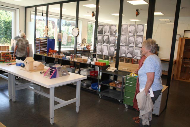 Am Tag der offenen Tür bestand die Gelegenheit, sich ein Bild von den Räumen der HPS zu machen. Foto: Peter Schütz