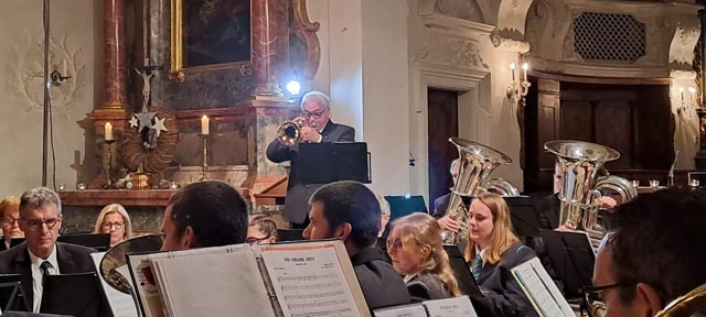 Marcel Ackle war einer der Solisten beim Kirchenkonzert der MG Herznach-Ueken. Foto: zVg