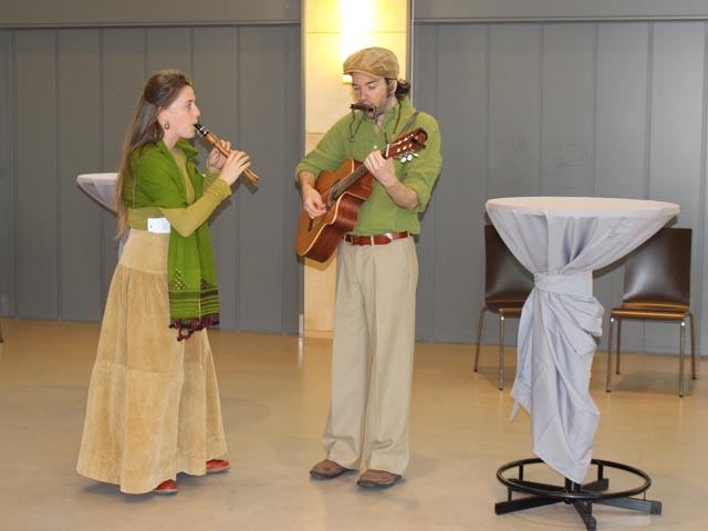 «WunderKram» begrüsste die Gäste im Kurbrunnensaal. Foto: Kujtim Shabani
