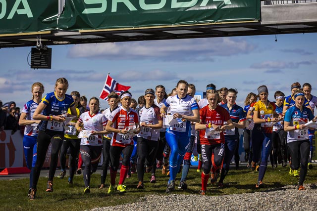 Start des Staffelrennens der Frauen. Foto: zVg