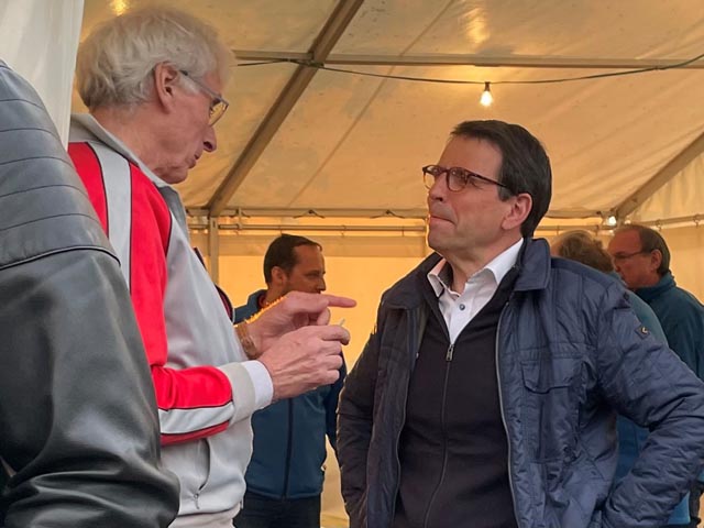 FDP-Nationalrat Matthias Jauslin war ebenfalls am Kickoff des Feldschiessens zugegen. Foto: zVg